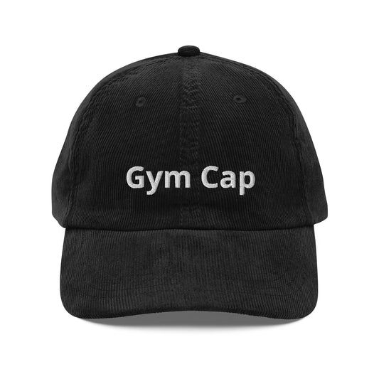 Corduroy Gym Cap