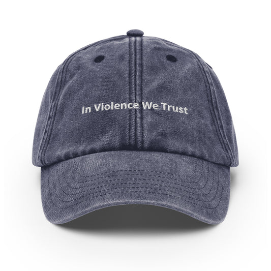 Washed Violent Cap