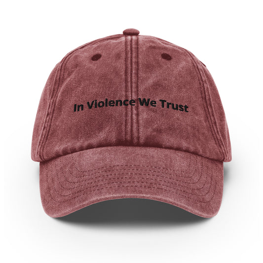 Washed Violent Cap