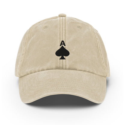 Ace of Spades Washed Cap